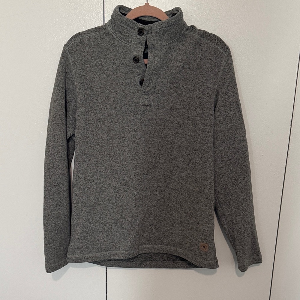 G.H. Bass & Co. Gray Sweater with Green Accents